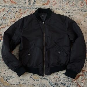 Women’s Black Bomber Jacket